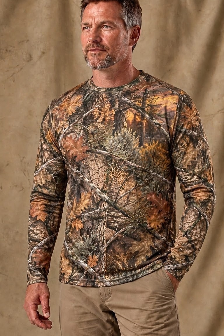 Performance Hunting Long Sleeve - Mule Deer Autumn Sunset Horizon - ULS685K image 3