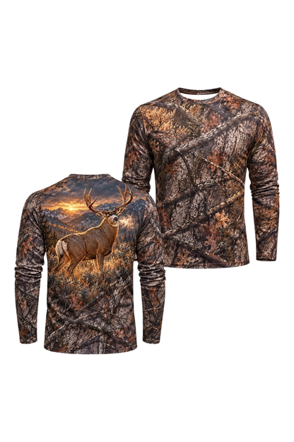 Performance Hunting Long Sleeve - Mule Deer Alpine Sunrise Monarch - ULS686K image 1