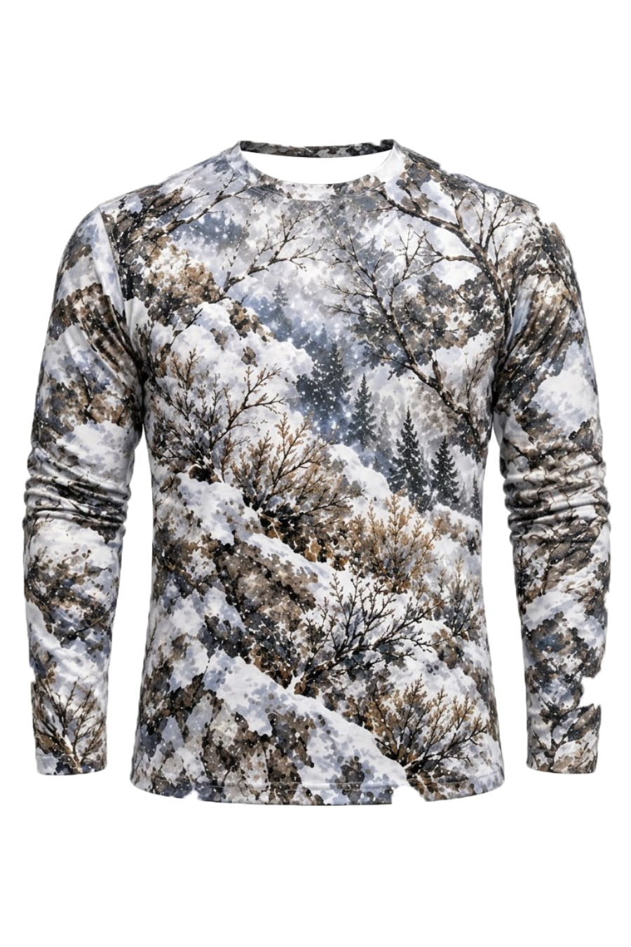 Performance Hunting Long Sleeve - Mule Deer Winter Timber Sentinel - ULS687K image 6