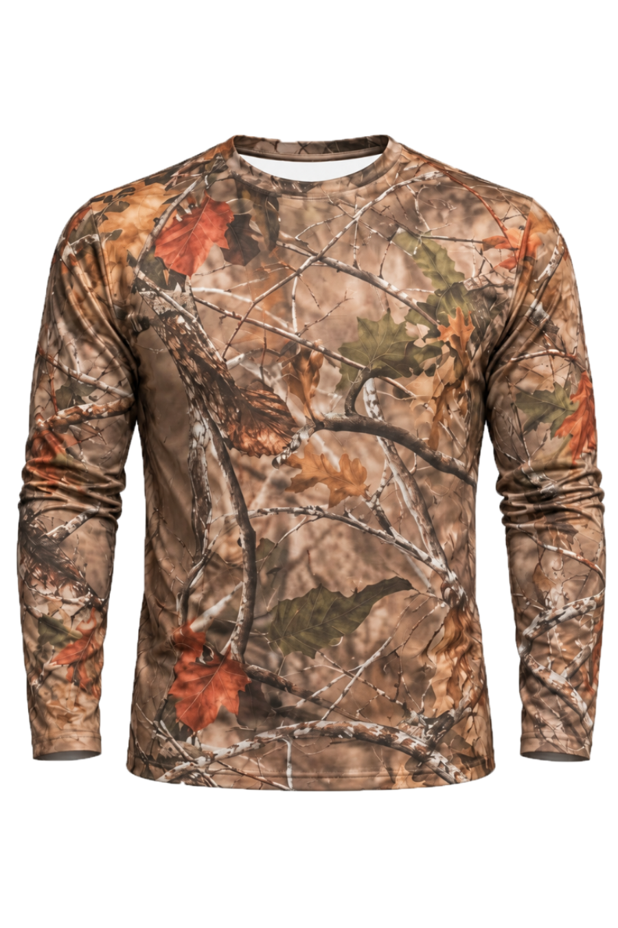 Performance Hunting Long Sleeve - Mule Deer Autumn Glow Stalker - ULS688K image 6