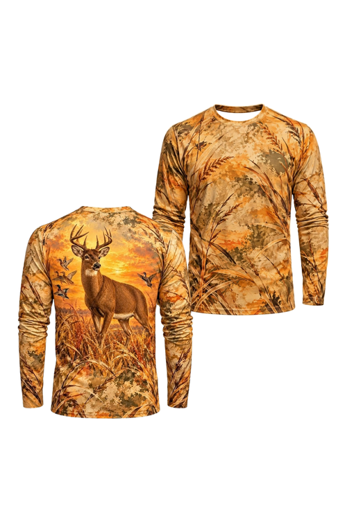 Performance Hunting Long Sleeve - Deer Golden Prairie Sentinel - ULS689K image 1