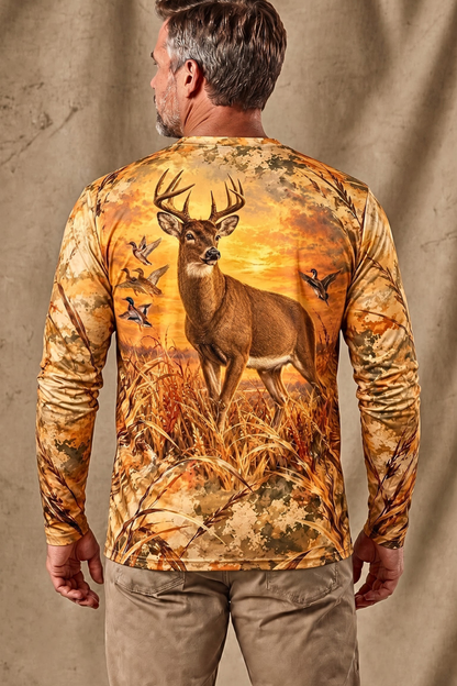 Performance Hunting Long Sleeve - Deer Golden Prairie Sentinel - ULS689K image 2