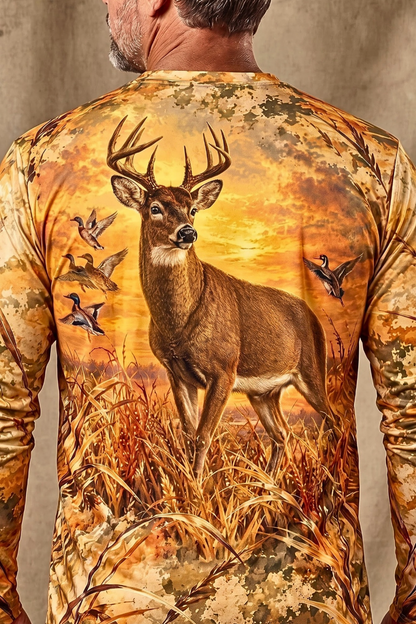 Performance Hunting Long Sleeve - Deer Golden Prairie Sentinel - ULS689K image 4