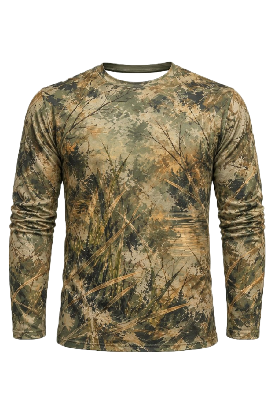 Performance Hunting Long Sleeve - Deer Sunset Marsh Splash - ULS690K image 6