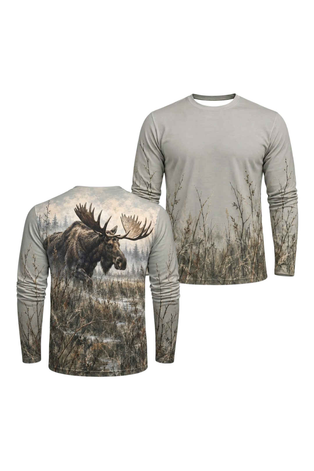 Performance Hunting Long Sleeve - Moose Misty Marsh Titan - ULS691K image 1