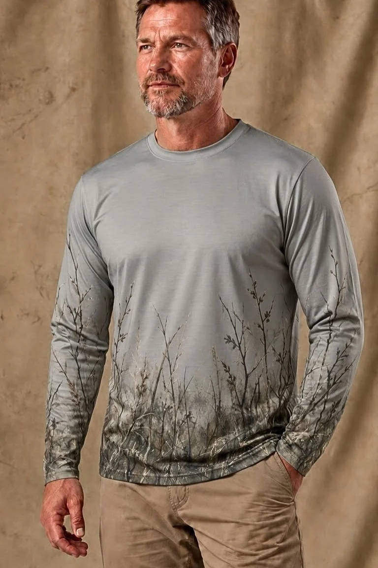 Performance Hunting Long Sleeve - Moose Misty Marsh Titan - ULS691K image 3