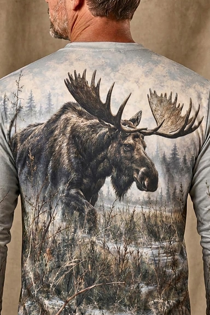 Performance Hunting Long Sleeve - Moose Misty Marsh Titan - ULS691K image 4