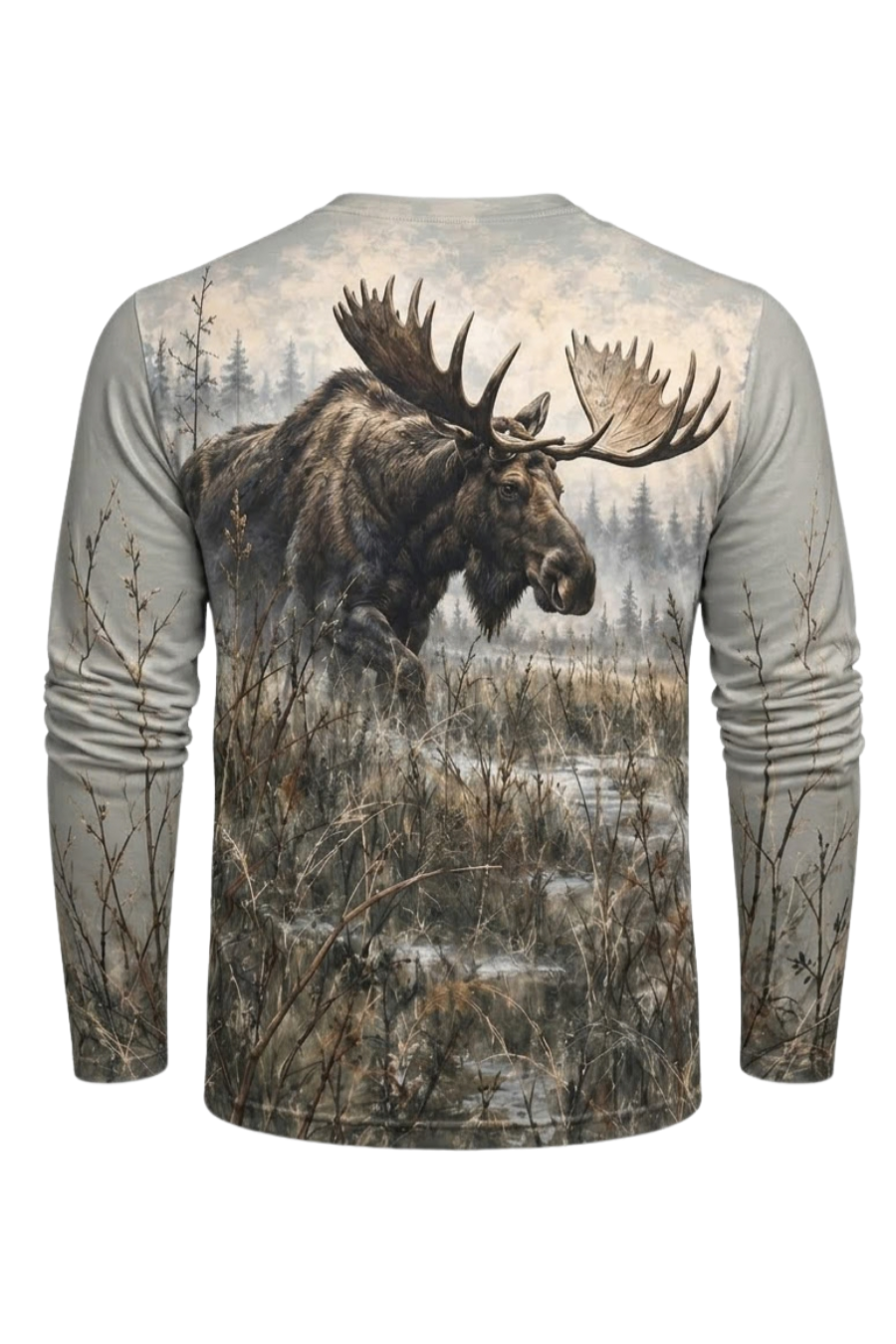 Performance Hunting Long Sleeve - Moose Misty Marsh Titan - ULS691K image 5