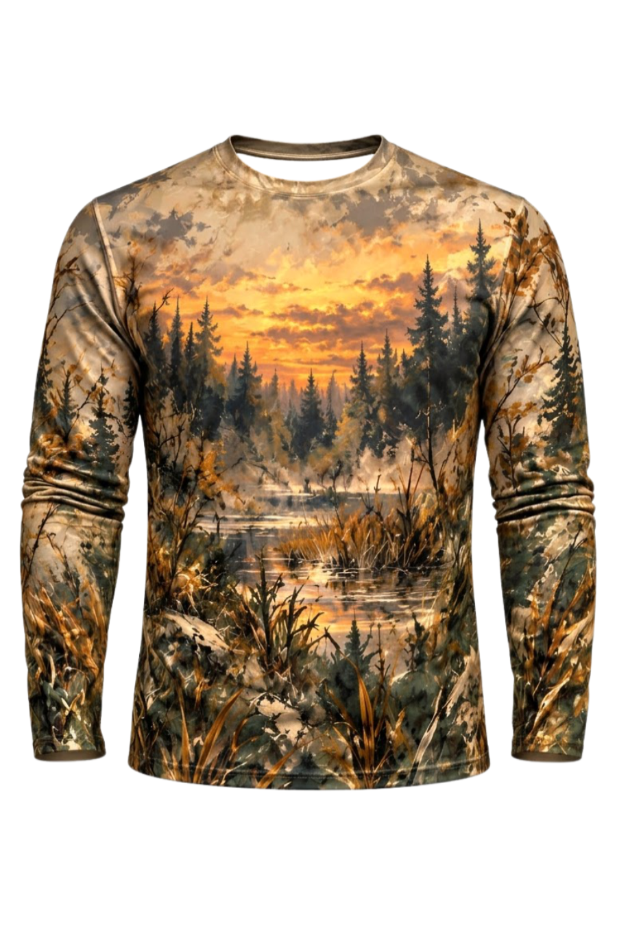 Performance Hunting Long Sleeve - Moose Golden River Surge - ULS692K image 6
