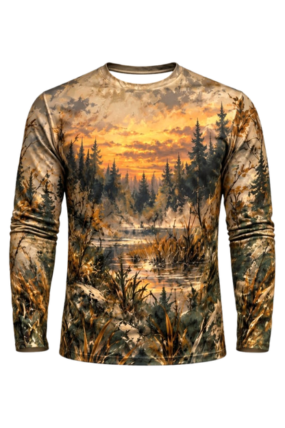 Performance Hunting Long Sleeve - Moose Golden River Surge - ULS692K image 6