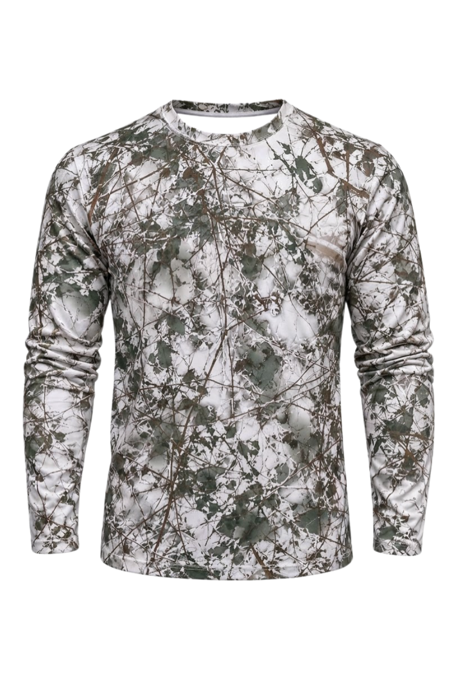 Performance Hunting Long Sleeve - Moose Frostbound Wolf Stand - ULS693K image 6