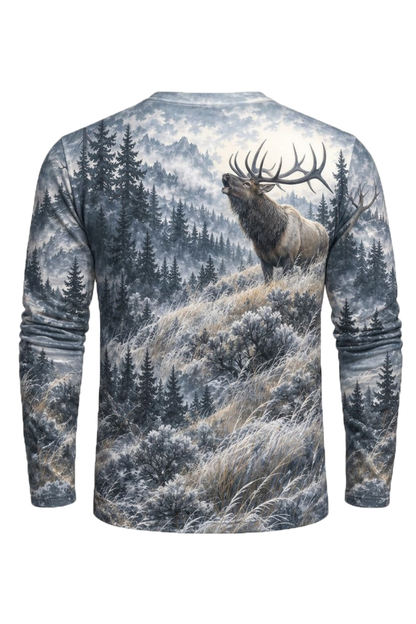 Performance Hunting Long Sleeve - Elk Mist Ridge Bugle - ULS695K image 5