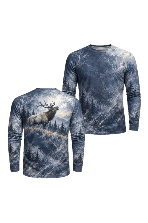 Performance Hunting Long Sleeve - Elk Frostbound Ridge Echo - ULS696K image 1