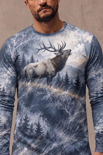 Performance Hunting Long Sleeve - Elk Frostbound Ridge Echo - ULS696K image 4