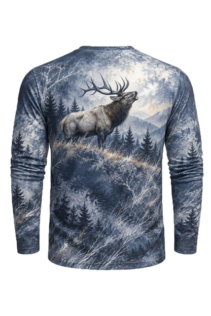 Performance Hunting Long Sleeve - Elk Frostbound Ridge Echo - ULS696K image 5