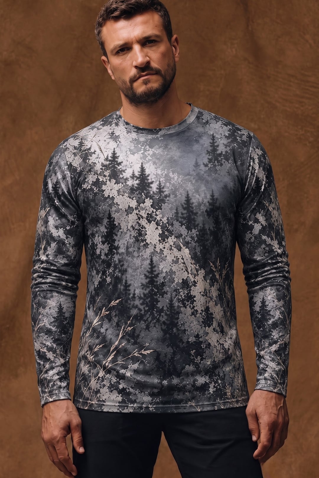 Performance Hunting Long Sleeve - Elk Charcoal Timber Monarch - ULS697K image 3