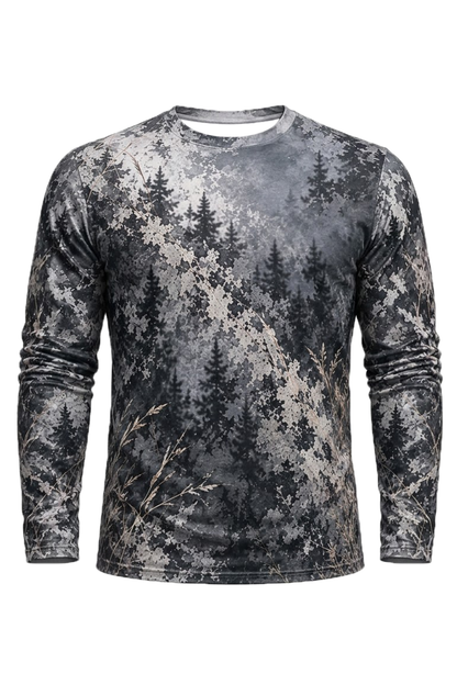 Performance Hunting Long Sleeve - Elk Charcoal Timber Monarch - ULS697K image 6