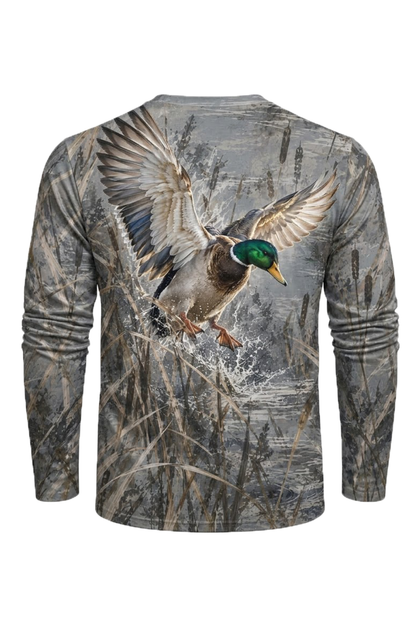 Performance Hunting Long Sleeve - Mallard Mist Reed Splash - ULS699K image 5