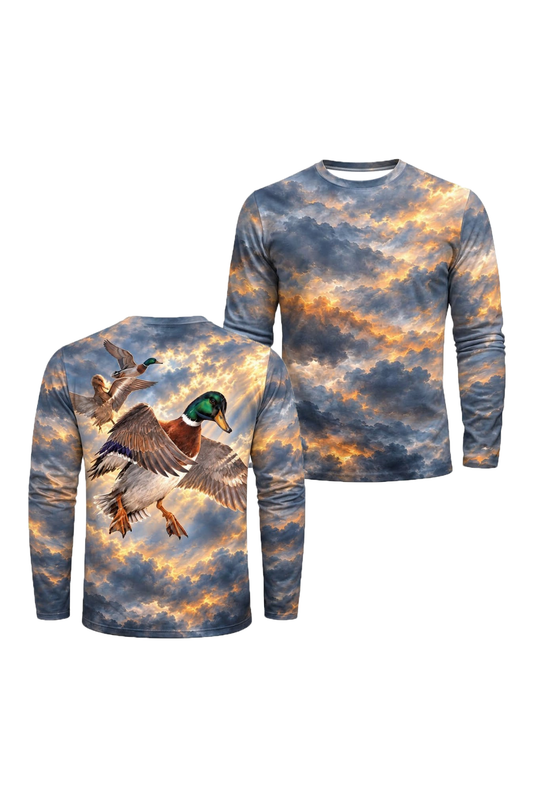 Performance Hunting Long Sleeve - Mallard Golden Sky Soar - ULS701K image 1