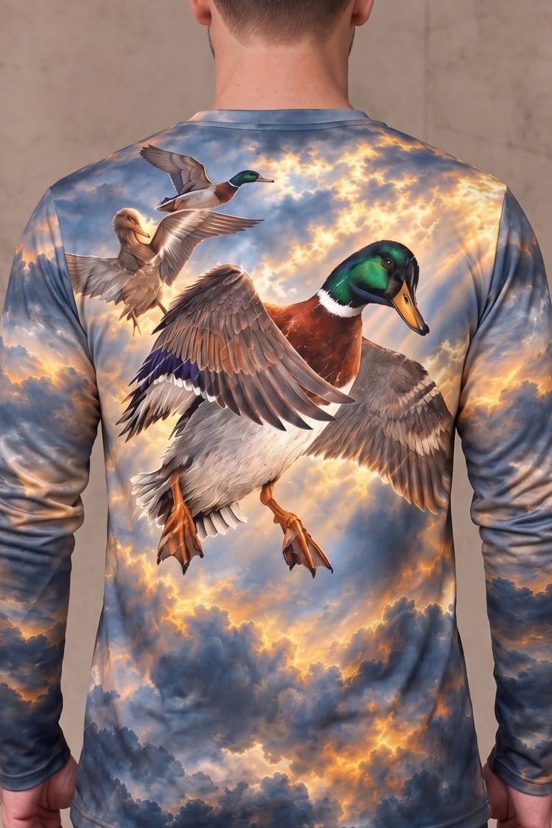 Performance Hunting Long Sleeve - Mallard Golden Sky Soar - ULS701K image 4