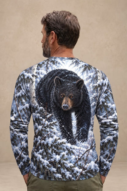 Performance Hunting Long Sleeve - Frost Birch Black Bear - ULS703K image 2