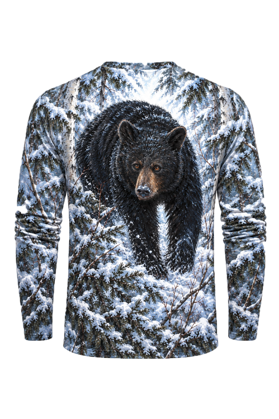 Performance Hunting Long Sleeve - Frost Birch Black Bear - ULS703K image 5