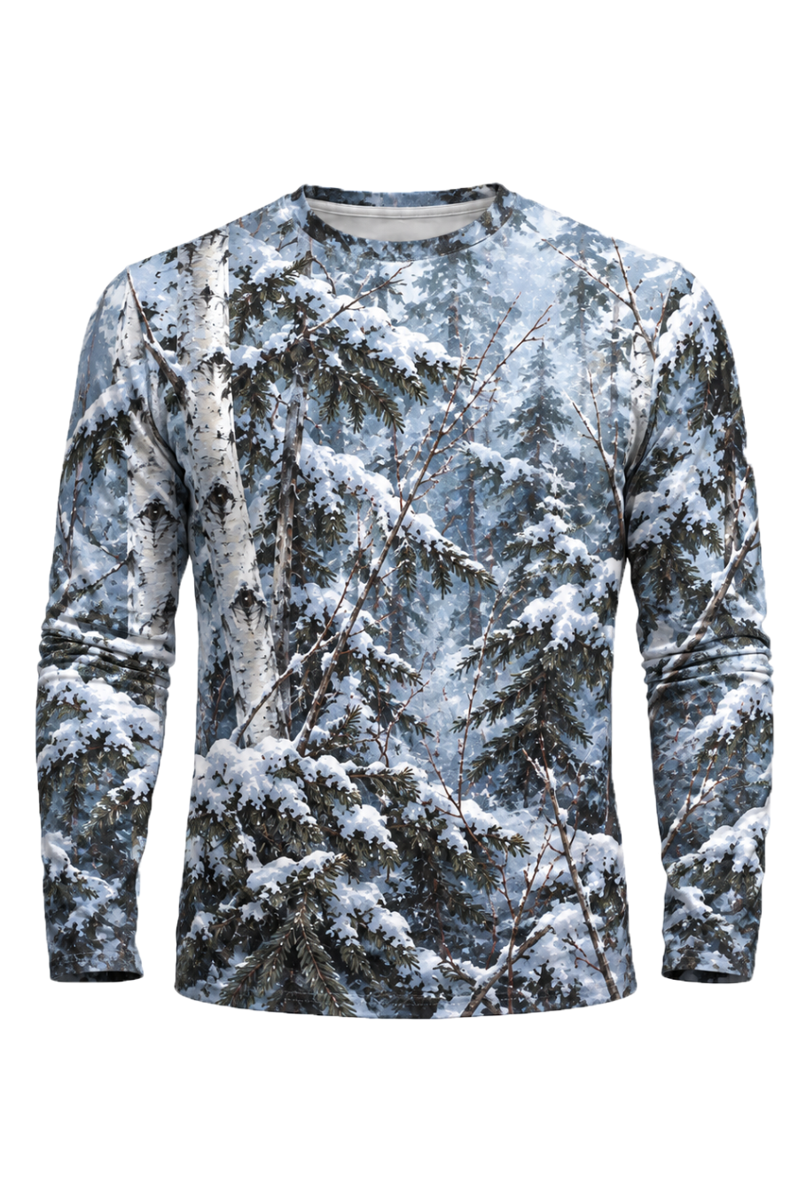 Performance Hunting Long Sleeve - Frost Birch Black Bear - ULS703K image 6