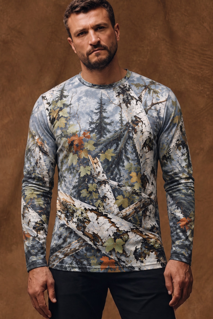 Performance Hunting Long Sleeve - Autumn Birch Black Bear - ULS704K image 3