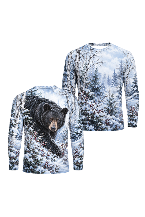Performance Hunting Long Sleeve - Frost Timber Black Bear - ULS705K image 1