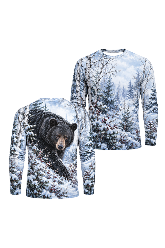 Performance Hunting Long Sleeve - Frost Timber Black Bear - ULS705K image 1