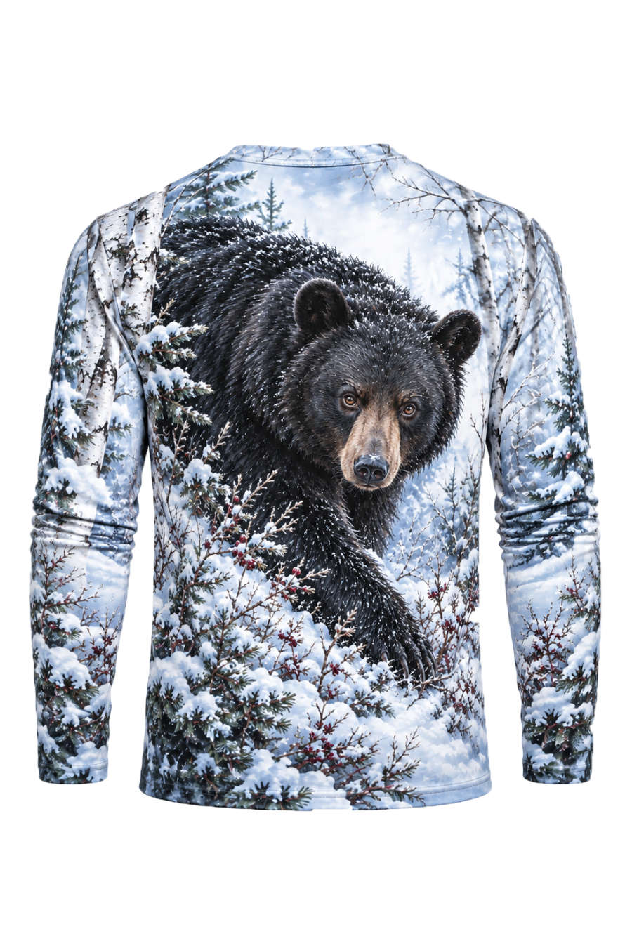 Performance Hunting Long Sleeve - Frost Timber Black Bear - ULS705K image 5