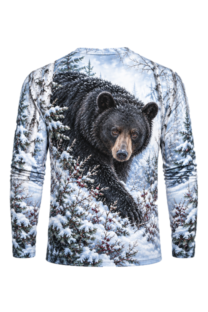 Performance Hunting Long Sleeve - Frost Timber Black Bear - ULS705K image 5