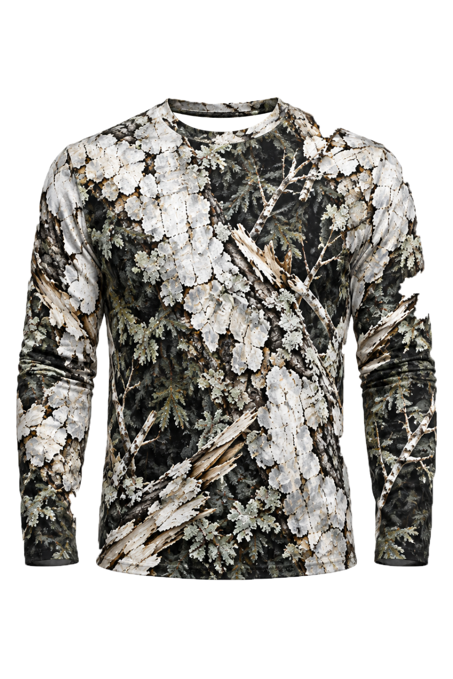 Performance Hunting Long Sleeve - Birch Bark Black Bear Climb - ULS706K image 6