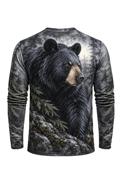 Performance Hunting Long Sleeve - Misty Ridge Black Bear Guardian - ULS707K image 5