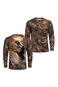 Performance Hunting Long Sleeve - Wood Duck Amber Marsh Splash - ULS711K image 1