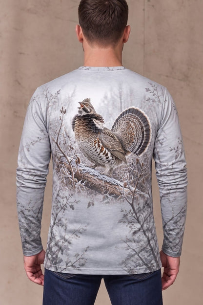 Performance Hunting Long Sleeve - Frost Alder Grouse Call - ULS713K image 2