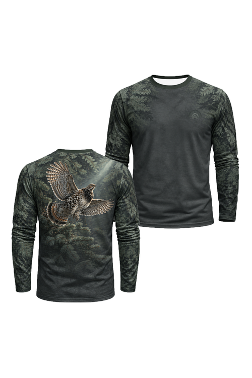 Performance Hunting Long Sleeve - Spruce Shadow Grouse Burst - ULS714K image 1