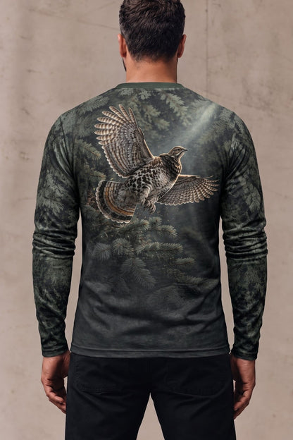 Performance Hunting Long Sleeve - Spruce Shadow Grouse Burst - ULS714K image 2