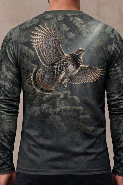 Performance Hunting Long Sleeve - Spruce Shadow Grouse Burst - ULS714K image 4
