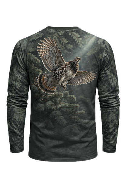 Performance Hunting Long Sleeve - Spruce Shadow Grouse Burst - ULS714K image 5