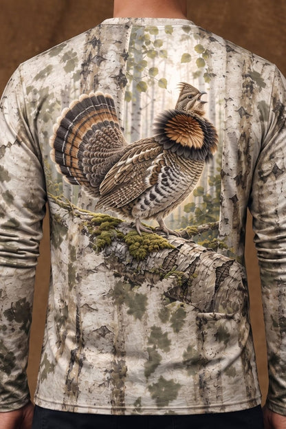 Performance Hunting Long Sleeve - Birch Aspen Grouse Drum - ULS715K image 4