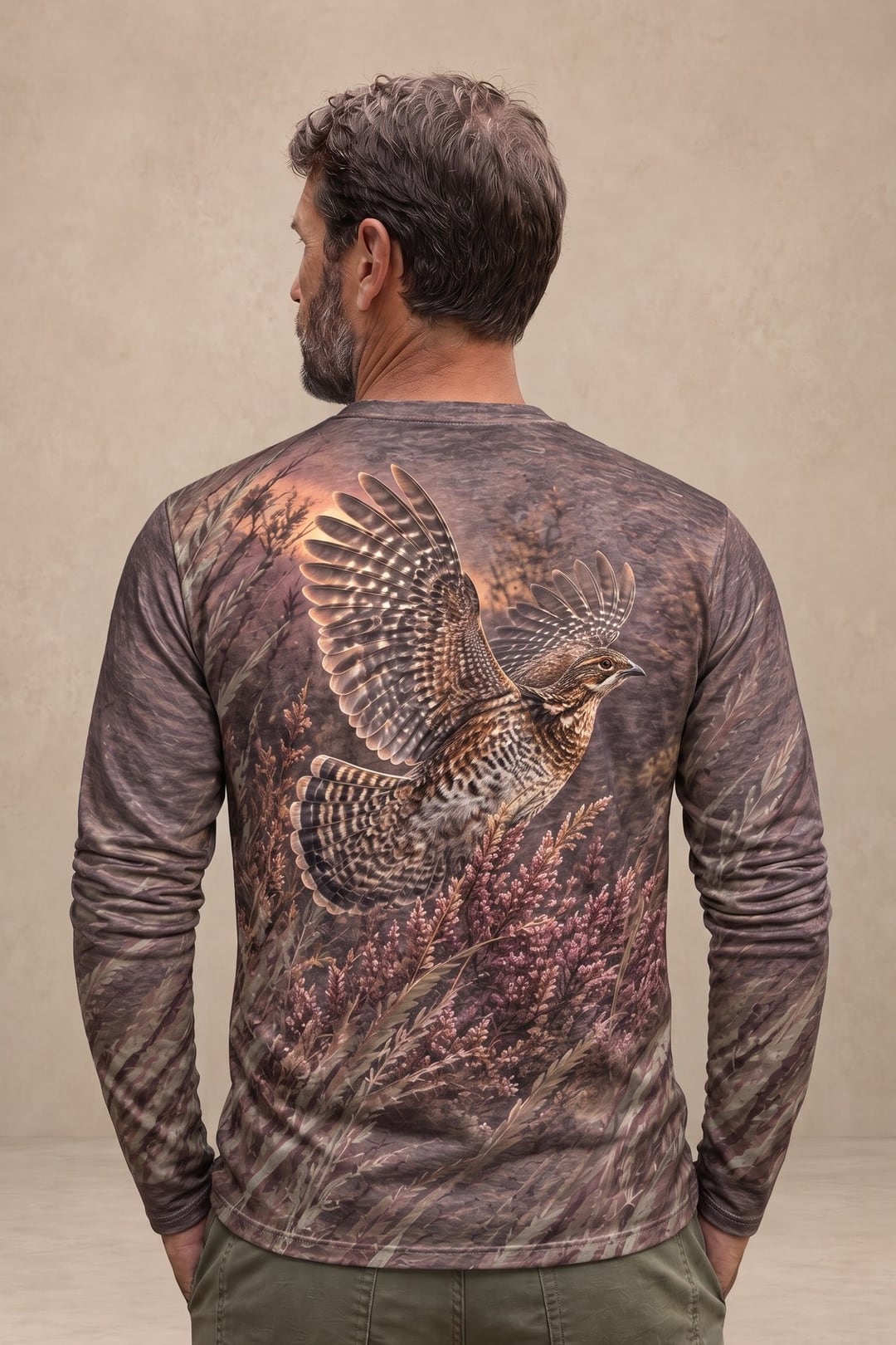 Performance Hunting Long Sleeve - Autumn Heather Grouse Flush - ULS716K image 2