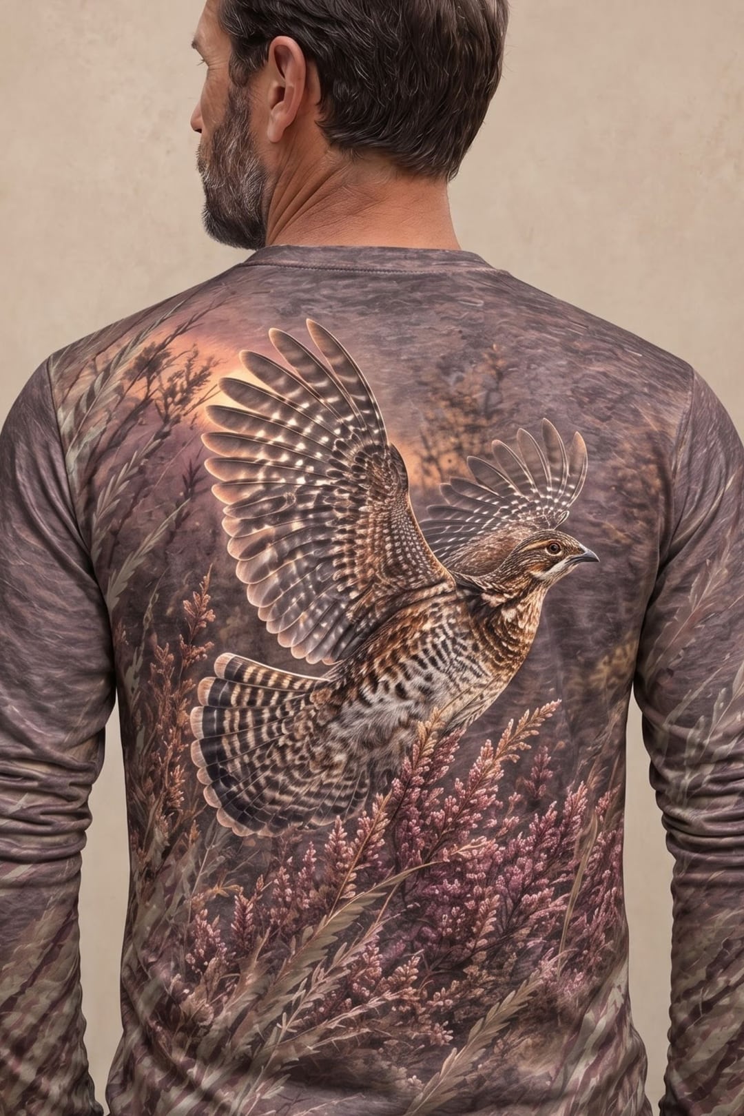 Performance Hunting Long Sleeve - Autumn Heather Grouse Flush - ULS716K image 4