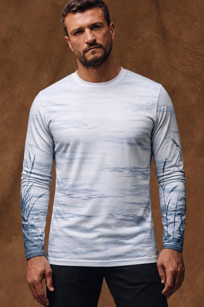Performance Hunting Long Sleeve - Blue Wing Dawn Teal Flight - ULS718K image 3
