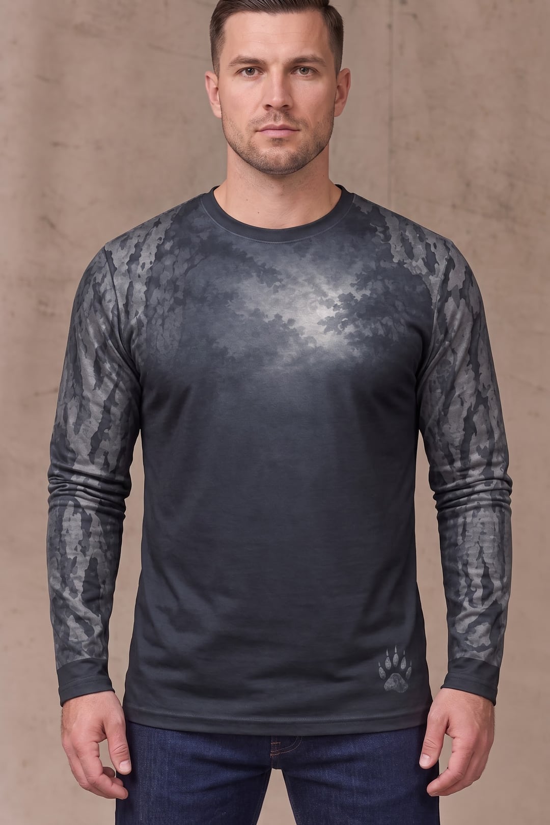 Performance Hunting Long Sleeve - Moonlit Sycamore Raccoon Prowl - ULS719K image 3