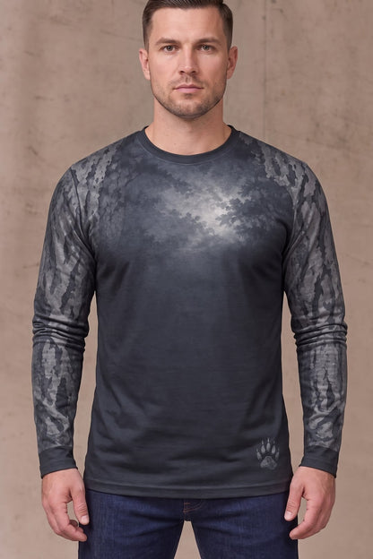 Performance Hunting Long Sleeve - Moonlit Sycamore Raccoon Prowl - ULS719K image 3