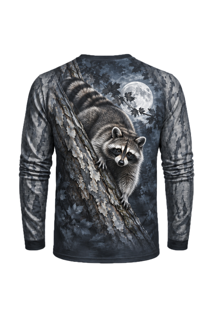 Performance Hunting Long Sleeve - Moonlit Sycamore Raccoon Prowl - ULS719K image 5