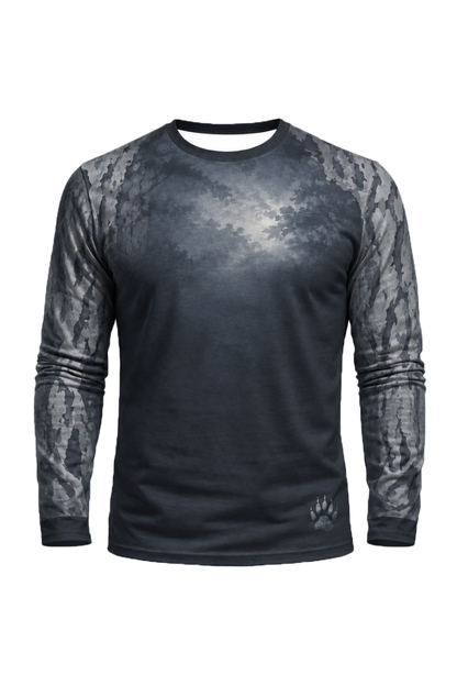 Performance Hunting Long Sleeve - Moonlit Sycamore Raccoon Prowl - ULS719K image 6
