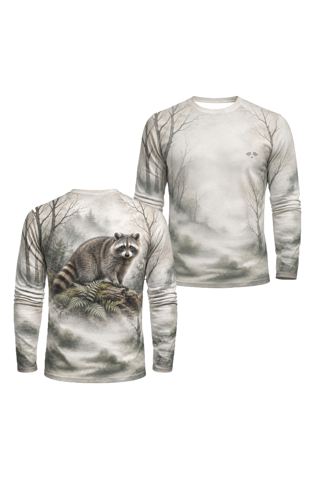 Performance Hunting Long Sleeve - Misty Hollow Raccoon Sentinel - ULS722K image 1