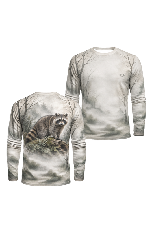 Performance Hunting Long Sleeve - Misty Hollow Raccoon Sentinel - ULS722K image 1